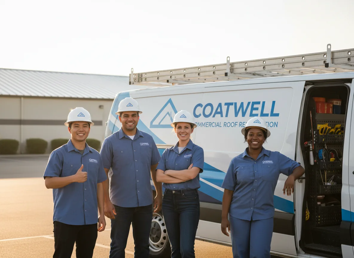 Commercial roof coating company in Wheeler, IL